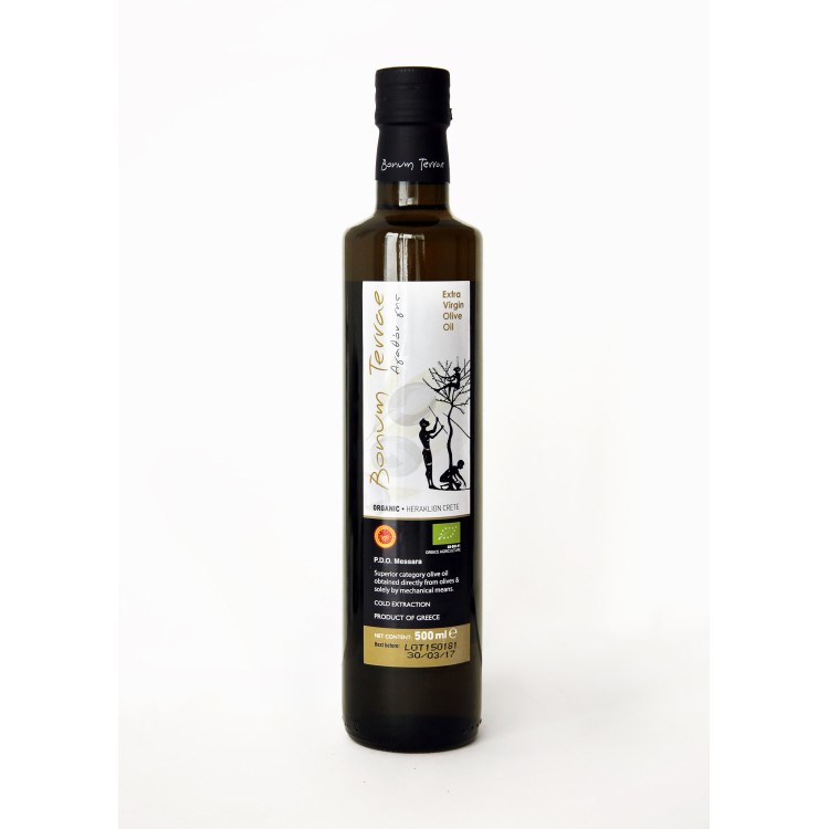 500ml Organic Extra Virgin Olive Oil PDO Messara