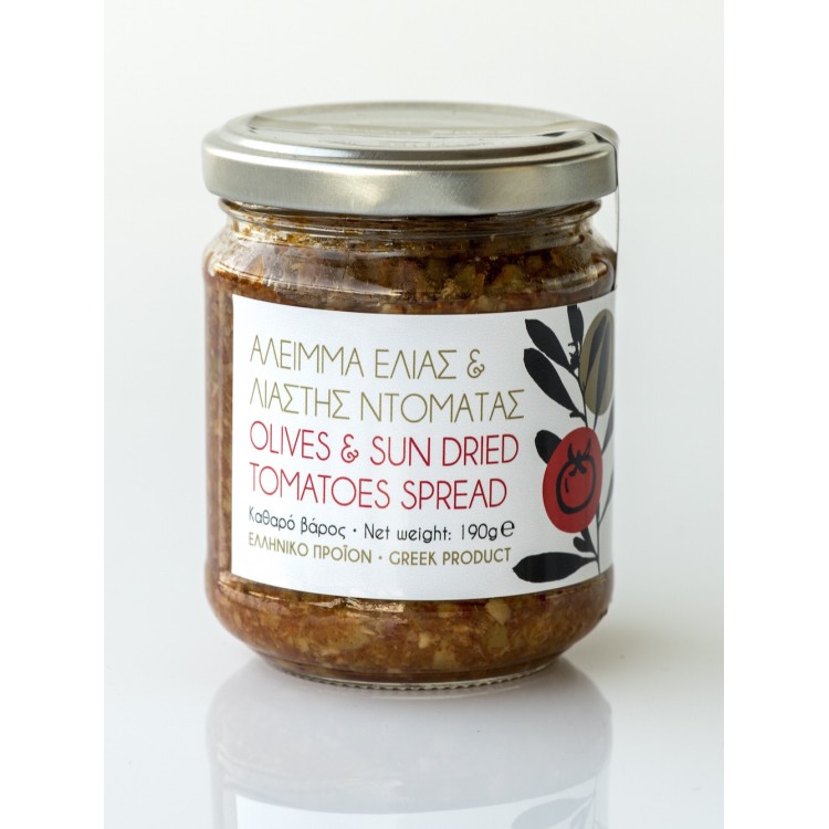 Olive and Sun dried Tomato spread 190gr