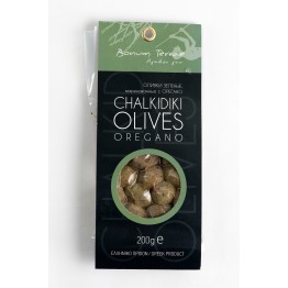 Chalkidiki Olives with Oregano in Vacuum 200gr