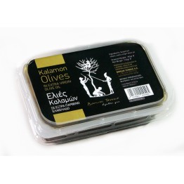 Kalamon Olives in Plastic Disc in Extra Virgin Olive Oil 180gr